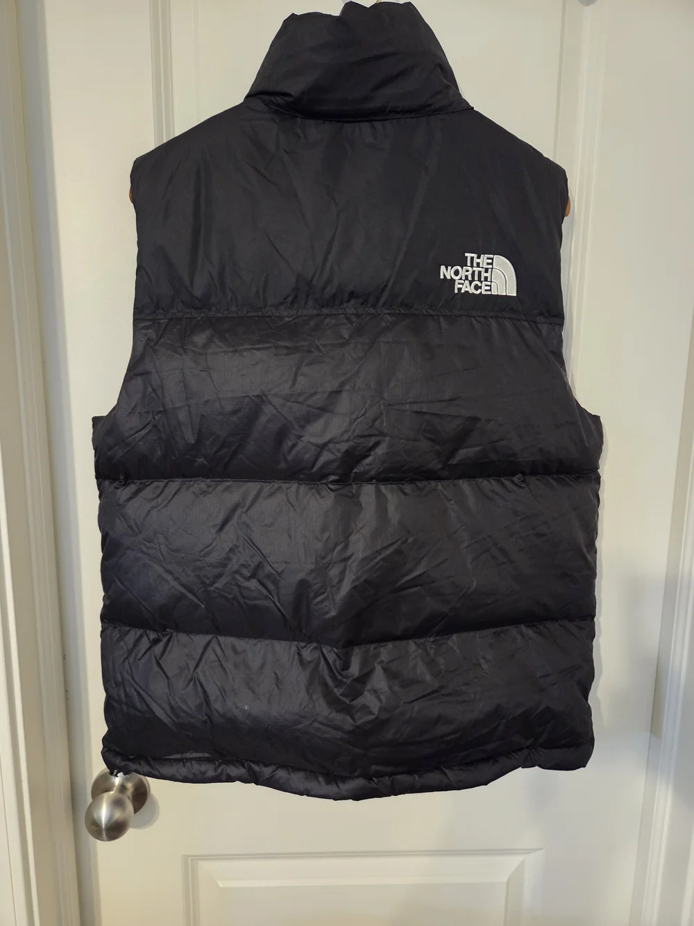 The North Face Black Nuptse Puffer Down Vest Size Small Retail $230